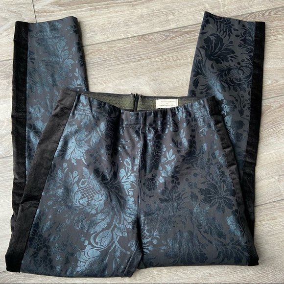 Anthropologie The Essential Foil-Printed Tuxedo Trousers - Picture 16 of 16